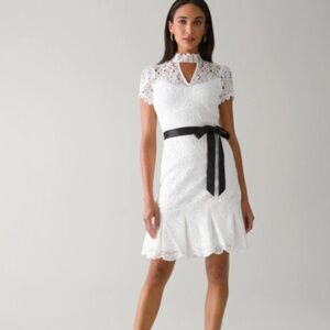 WHBM white dress